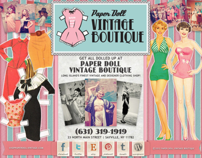 Paper Doll Vintage Boutique - Branding & Design