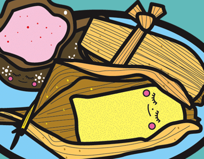 Character Design, Mexican Food, Illustration Baby Tamal