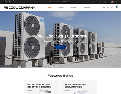 Air Conditioning Web Design