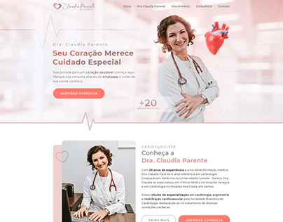 Site Médico Institucional - Cardiologista