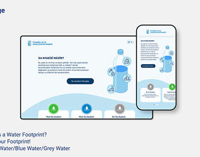 İSKİ/Water Footprint/User Experience-Interface Design