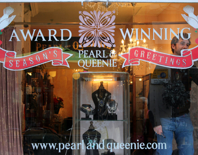 Pearl & Queenie (Christmas Window Display)