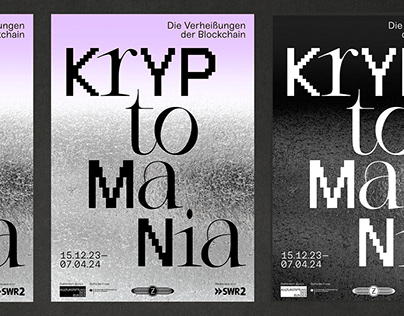 Kryptomania – Exhibition identity