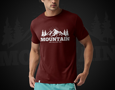 Mountain Shirt Design || Illustration
