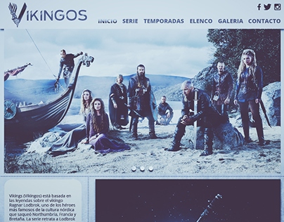 Web Design: Vikingos