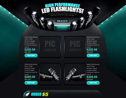 High Performance LED Flashlights Promotion