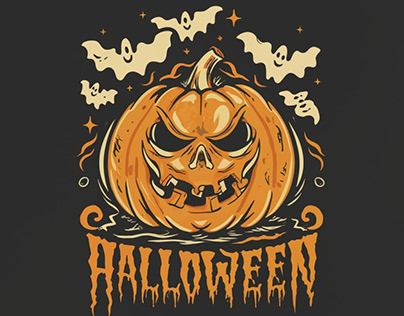 Halloween Pumkin Shirt Design