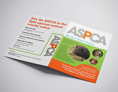 ASPCA Brochure Design