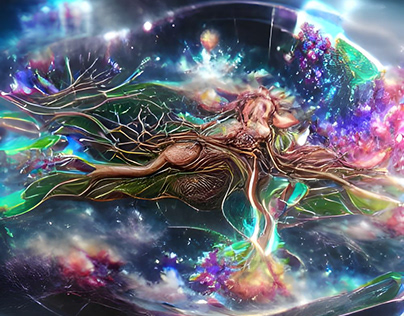 Yggdrasil - The Norse Tree Of Nine Realms - AI Art