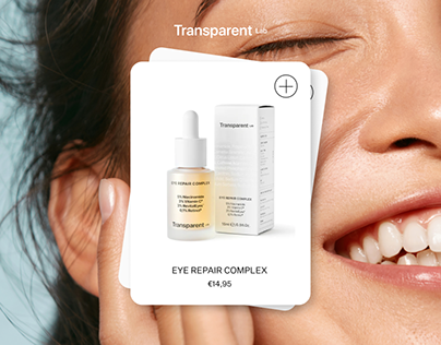 Project thumbnail - Transparent Lab | E-commerce | Skin care