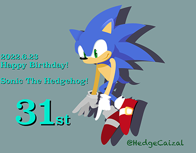 Sonic fanart 31st Birthday