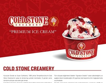 Cold Stone Creamery Branding