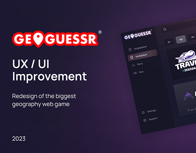 GeoGuessr Game UX/UI Redesign
