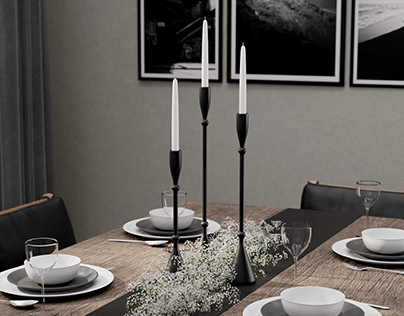 Renders for Candle holders