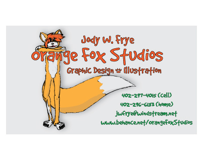 Orange Fox Studios Business Card