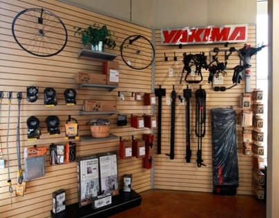 Bicycle Station Rack and Accessory Wall