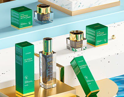 La Luxxy | Green Gold | Elegant Cosmetics Packaging