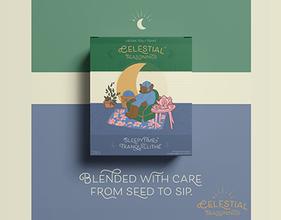 Celestial Seasonings: Sleepytime Tea Package Re-Design