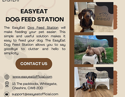 Make Feeding Effortless with EasyEat Dog Feed Station