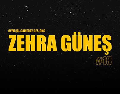 Project thumbnail - Zehra Güneş - Official Gameday Designs
