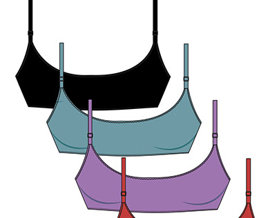 Basic Bra and Underwear Flats