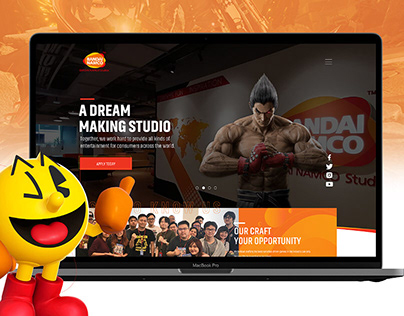 Website Proposal for Bandai Namco Studio Malaysia