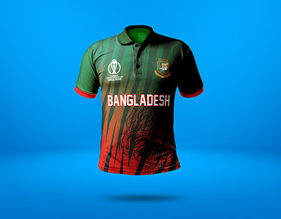 bangladesh red and green football jersey
