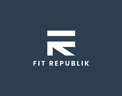 Fit republik - fitness logo