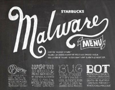 Malware & Safety Infographic for Starbucks Headquarters