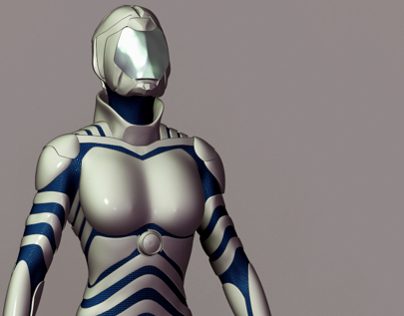 Sci-fi woman armor.