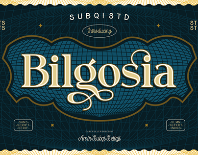 Bilgosia - Display Family Font