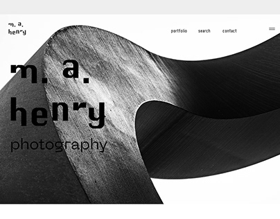 Photography Website UX/UI Design