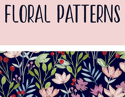 Floral Patterns - Watercolor art