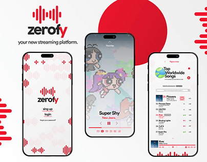 Mobile App Design - "zerofy"