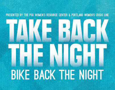 Take Back the Night Poster Design