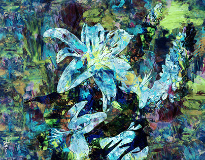 Floral Acrylic Paintings