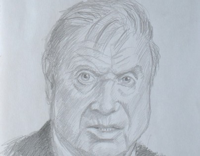 Portrait of Francis Bacon by Kevin Geary