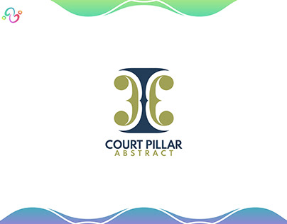 Abstract Court Pillar Logo