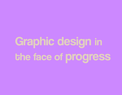 MADE Memoir : Graphic design in the face of progress