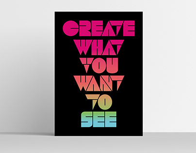Type Posters - Create What You Want To See