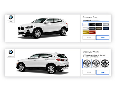 BMW | Car Configurator | Interactive Banner Design