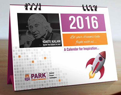 Park Institutions Desk Calendar 2016