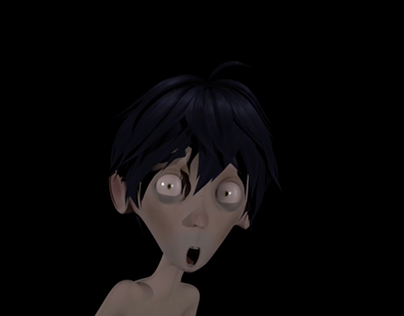 Embarrassed Boy 3D Animation