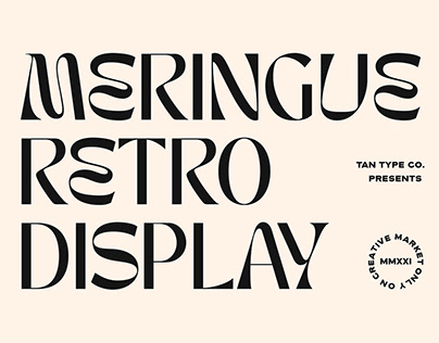 Retro Display Typeface