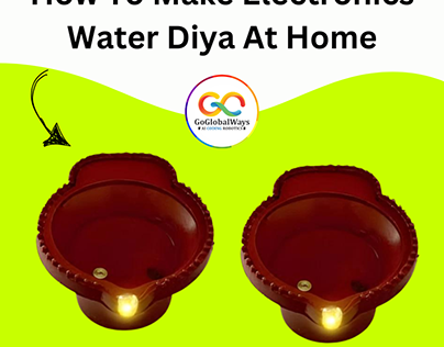 How To Make Electronics Water Diya At Home