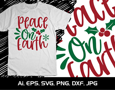Peace On Earth Marry Christmas T shirt