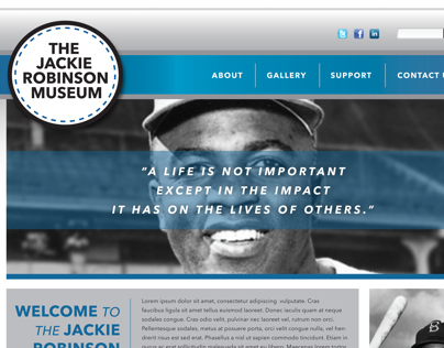 Jackie Robinson Museum Website Design
