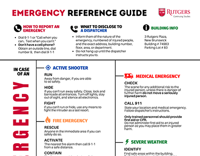 Emergency Reference Guide