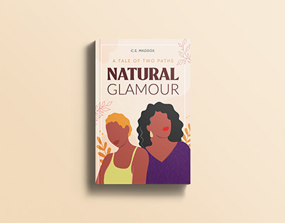 Natural Glamour Book Cover Design