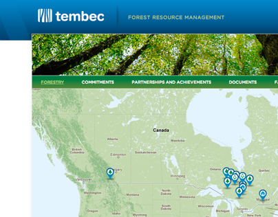 Tembec - Microsite gestion des ressources forestières